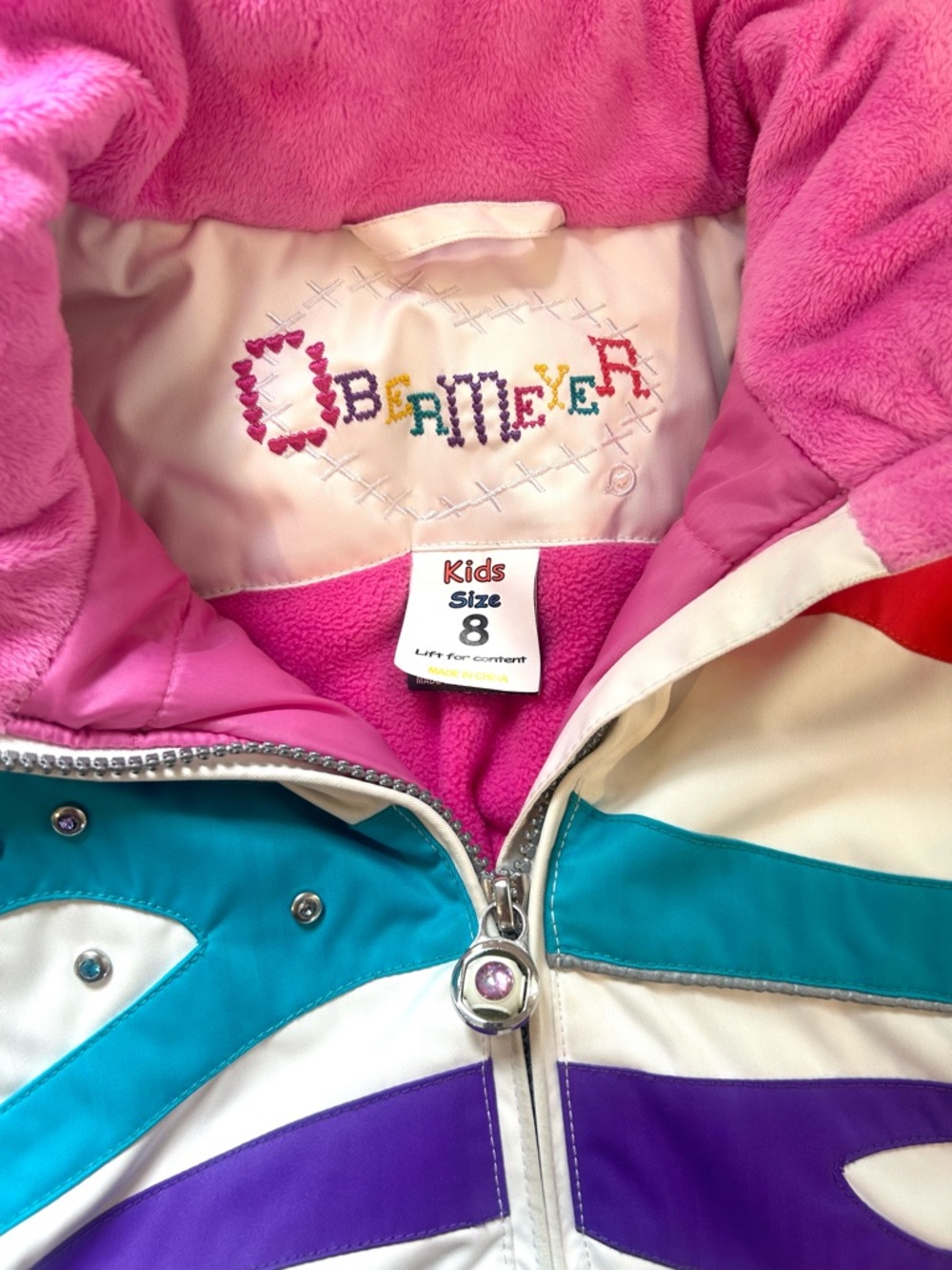 Obermeyer Ski Quilted Puffer Jacket Gorpcore Outdoors Snow Winter Girls 8 - Picture 7 of 11